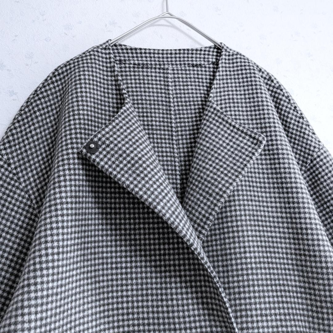 良品 SLOBE IENA HAMILTON ダブルフェイスウールショートコート