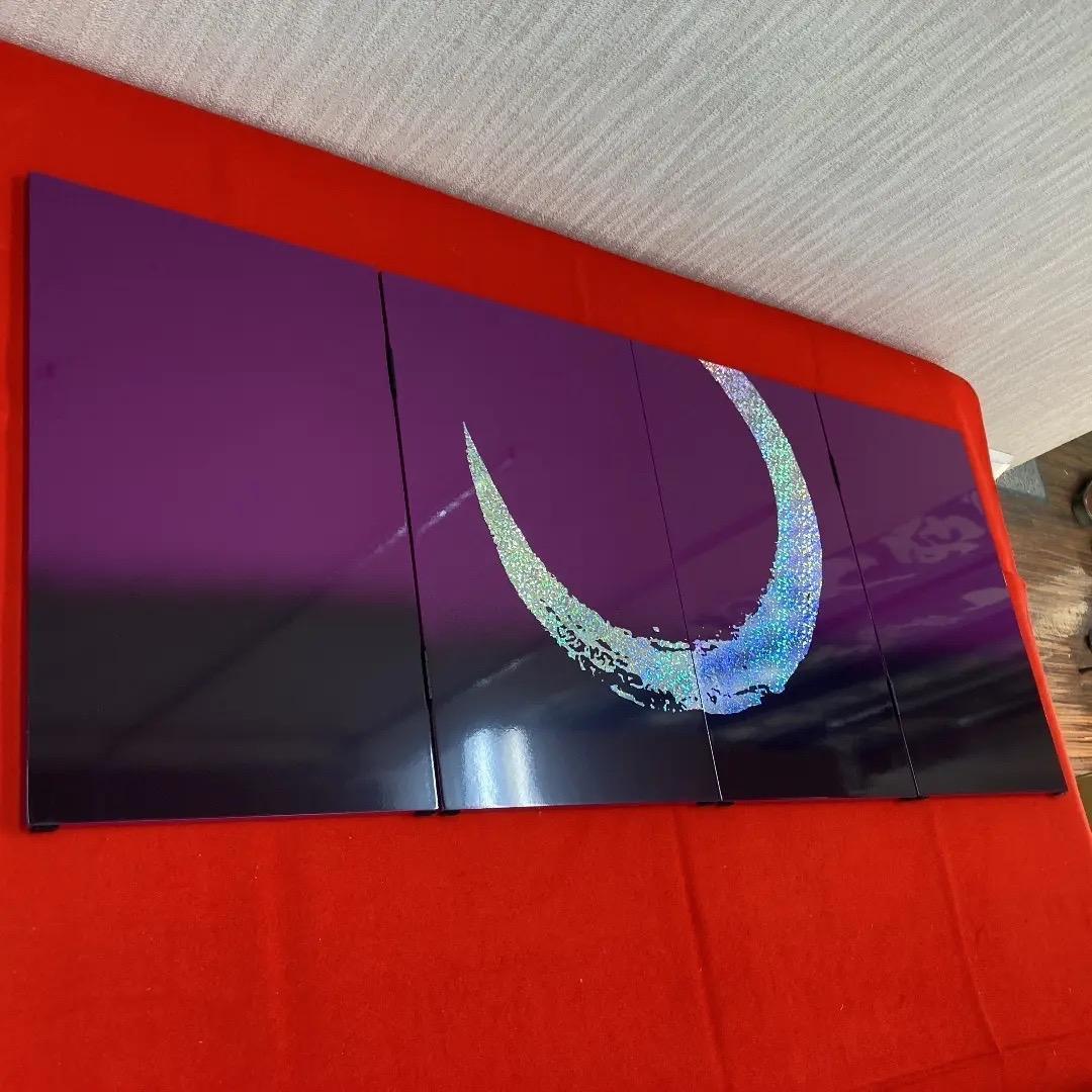 F25-6 山本寛斎雛飾り　雛飾り台屏風のみ　雛人形台屏風　ひな人形　巾75㎝位