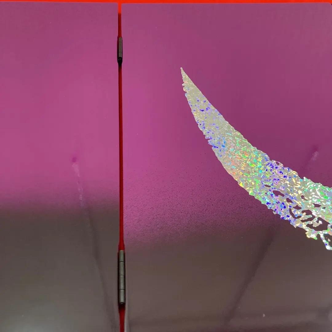 F25-6 山本寛斎雛飾り　雛飾り台屏風のみ　雛人形台屏風　ひな人形　巾75㎝位