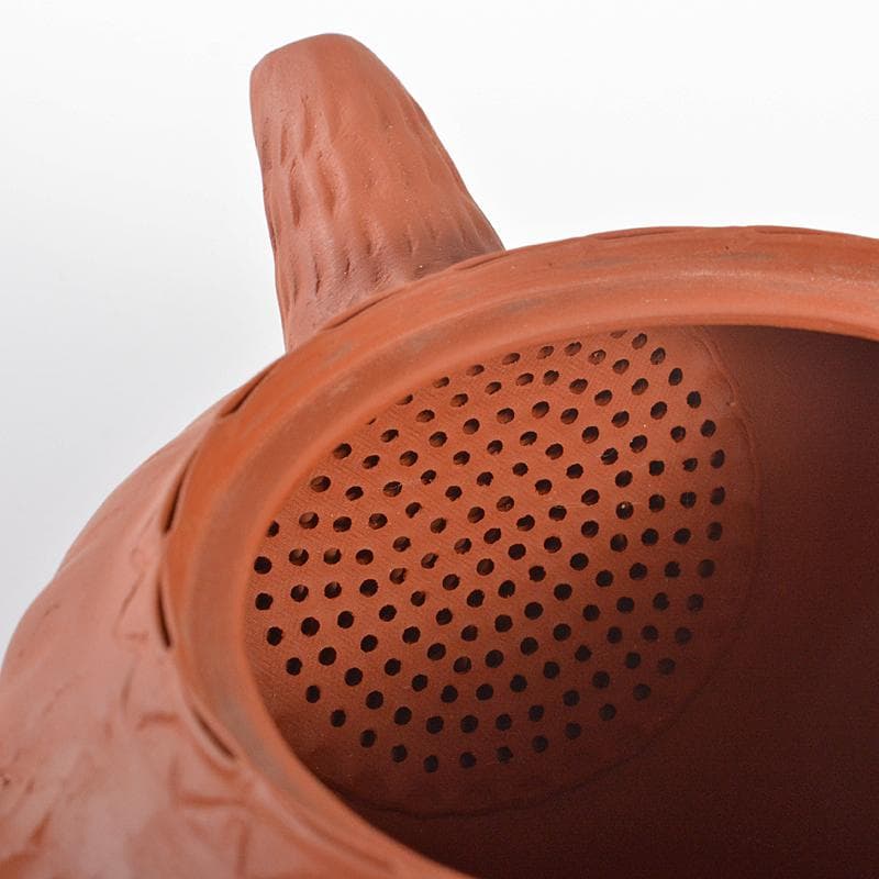 煎茶道具　常滑焼　紅映造　組作り　急須　共箱　M　R6522