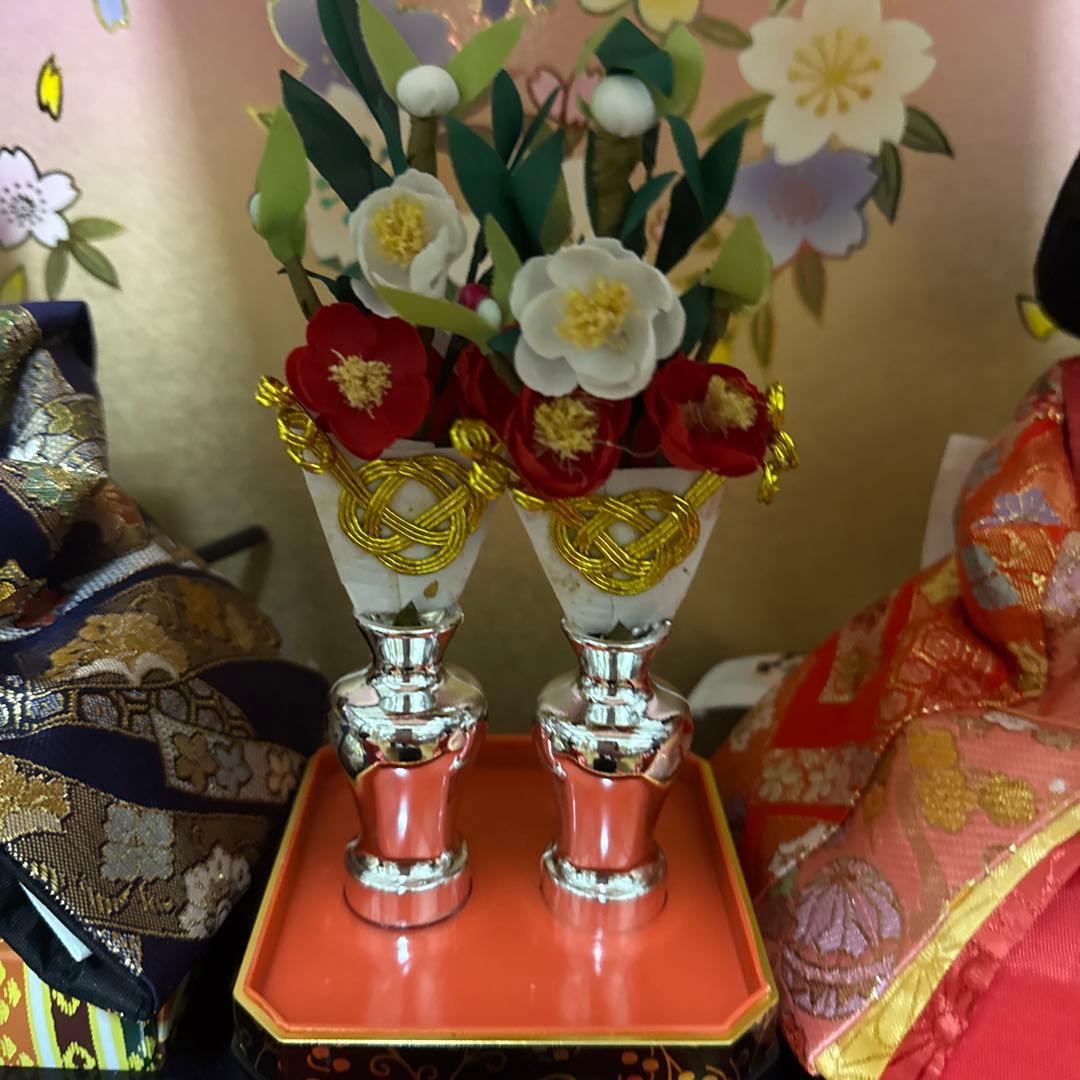 雛人形 オルゴールと照明付き