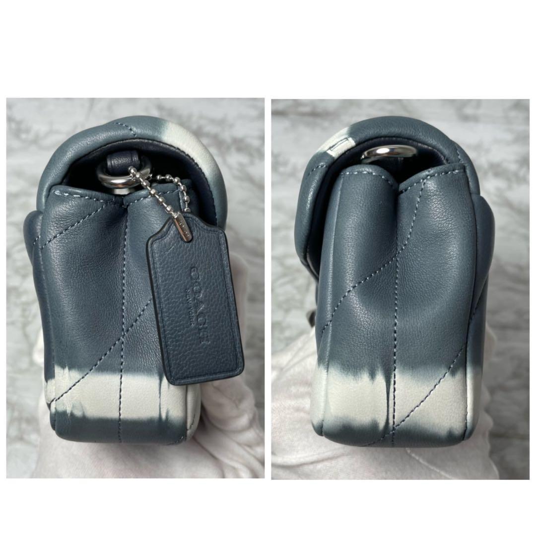 ★ コーチ タビー キルティング　タイダイプリント ショルダーバッグ　チェーン