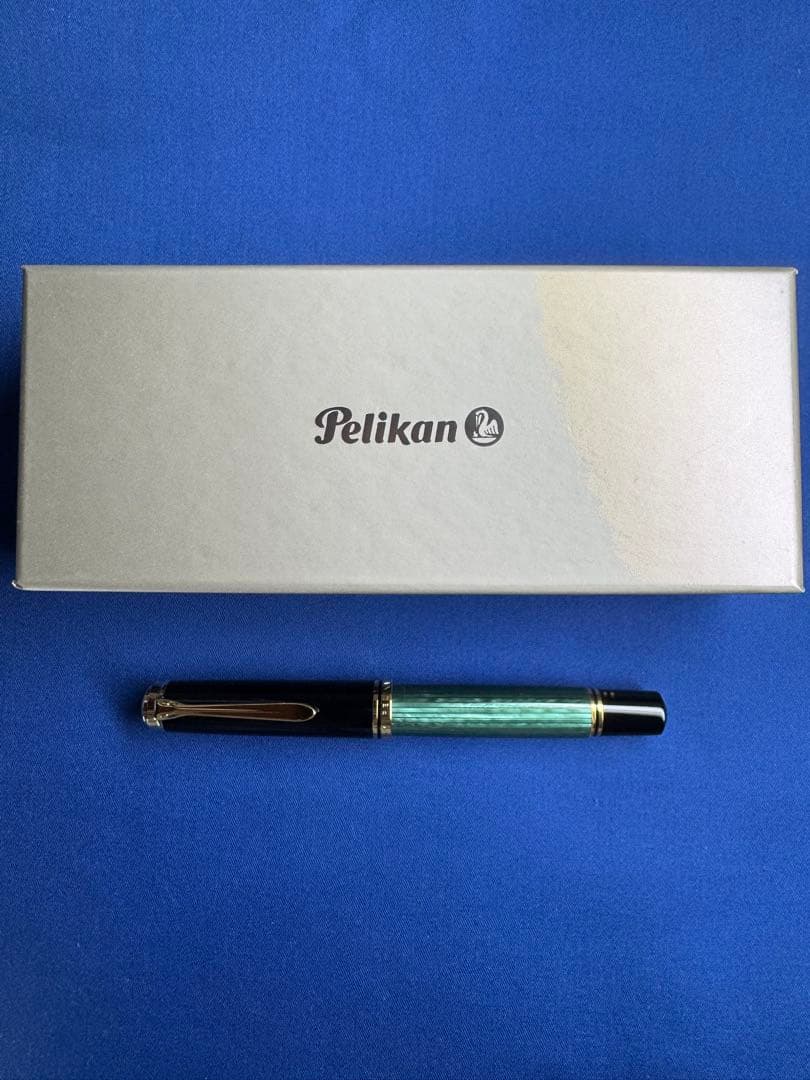 ペリカン スーべレーン m1000 緑縞