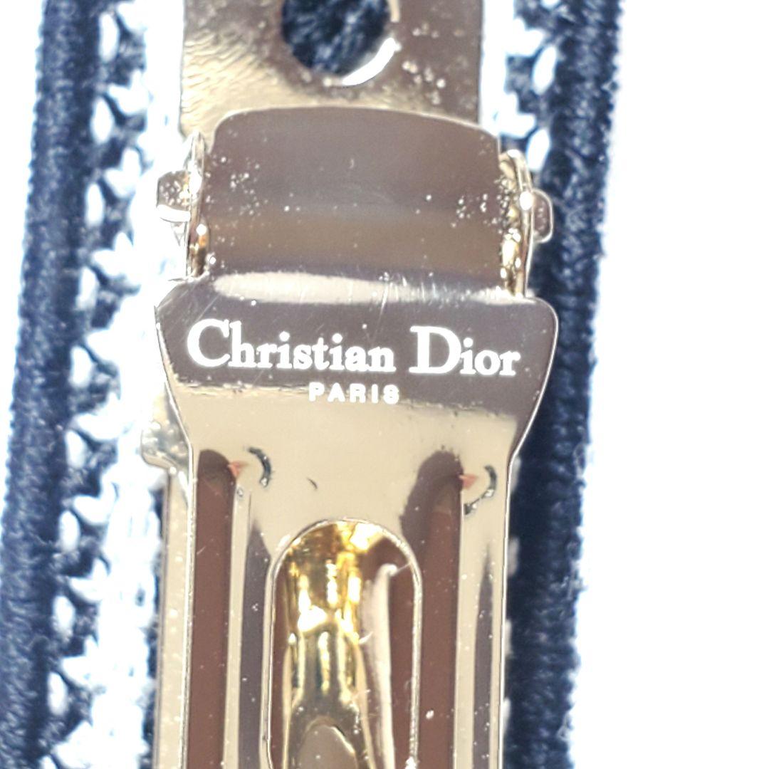 【本日限定セール❕極美品☆鑑定済】ディオール ツイストリボンバレッタ h28