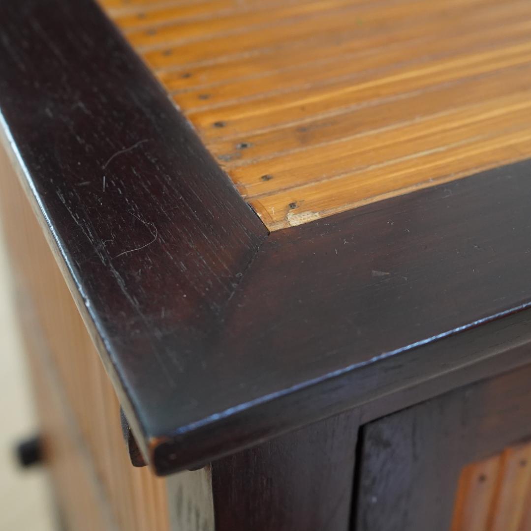 アジアンヴィンテージ　ラタンキャビネット　※直接引き取りで3000円お値引き※