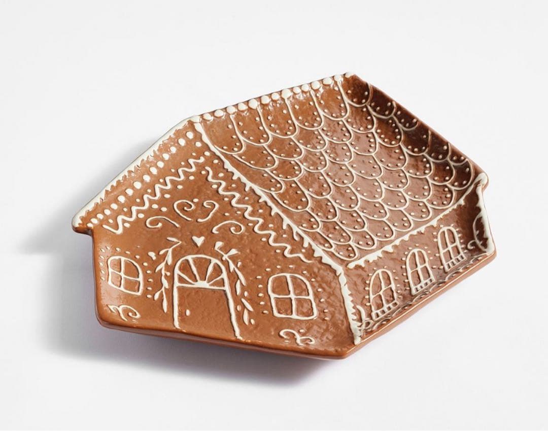 pottery barn ジンジャーブレッドハウス　ビッグプレート