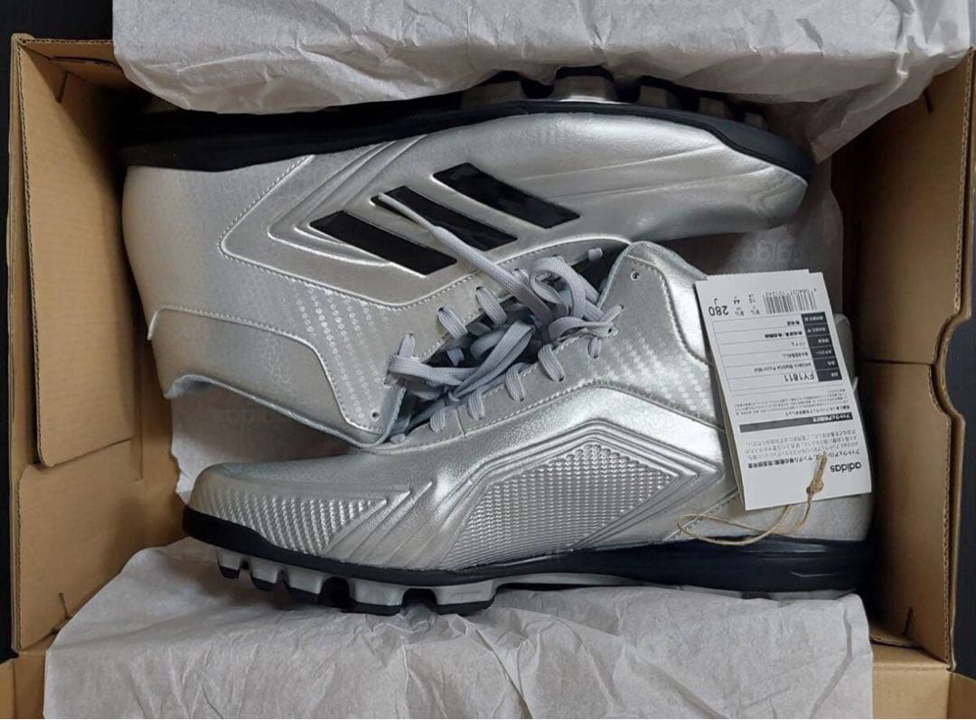 【未使用品】アディダス　ベースボールスパイク　アディゼロスタビルポイント　28㎝