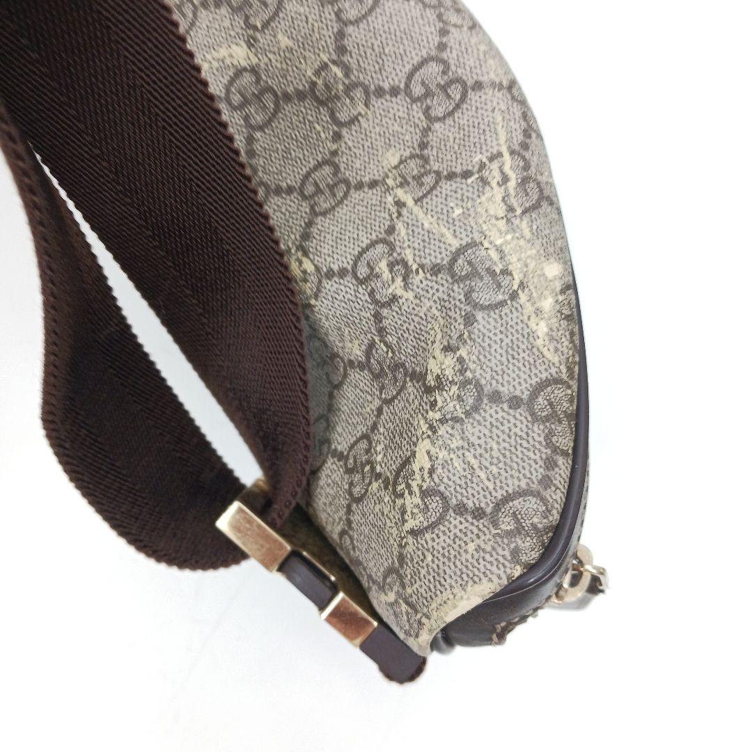 ✨ジャンク特価✨グッチ GGスプリーム ボディーバック ウエストバック