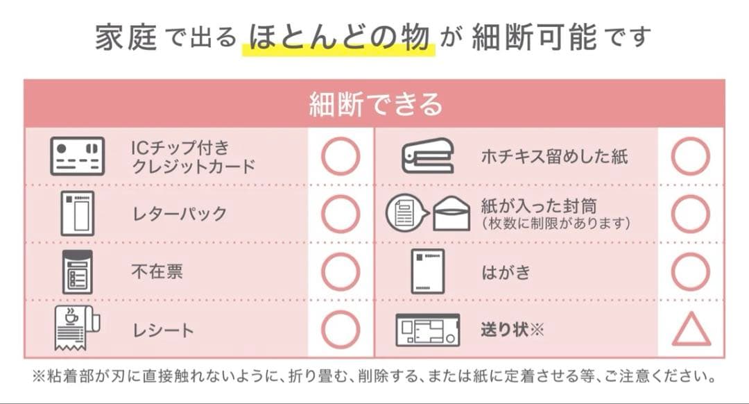 A5サイズ　家庭用卓上シュレッダー　(ブルー)