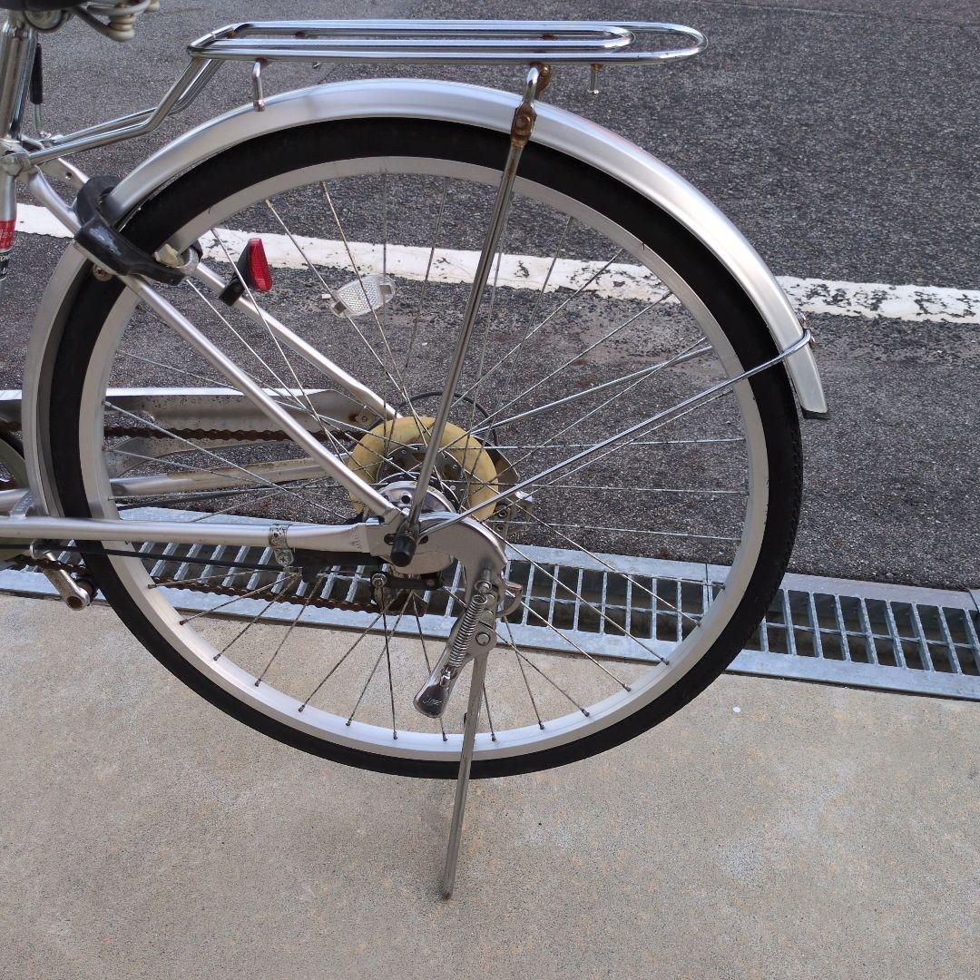 サイモト自転車 26インチ シルバー