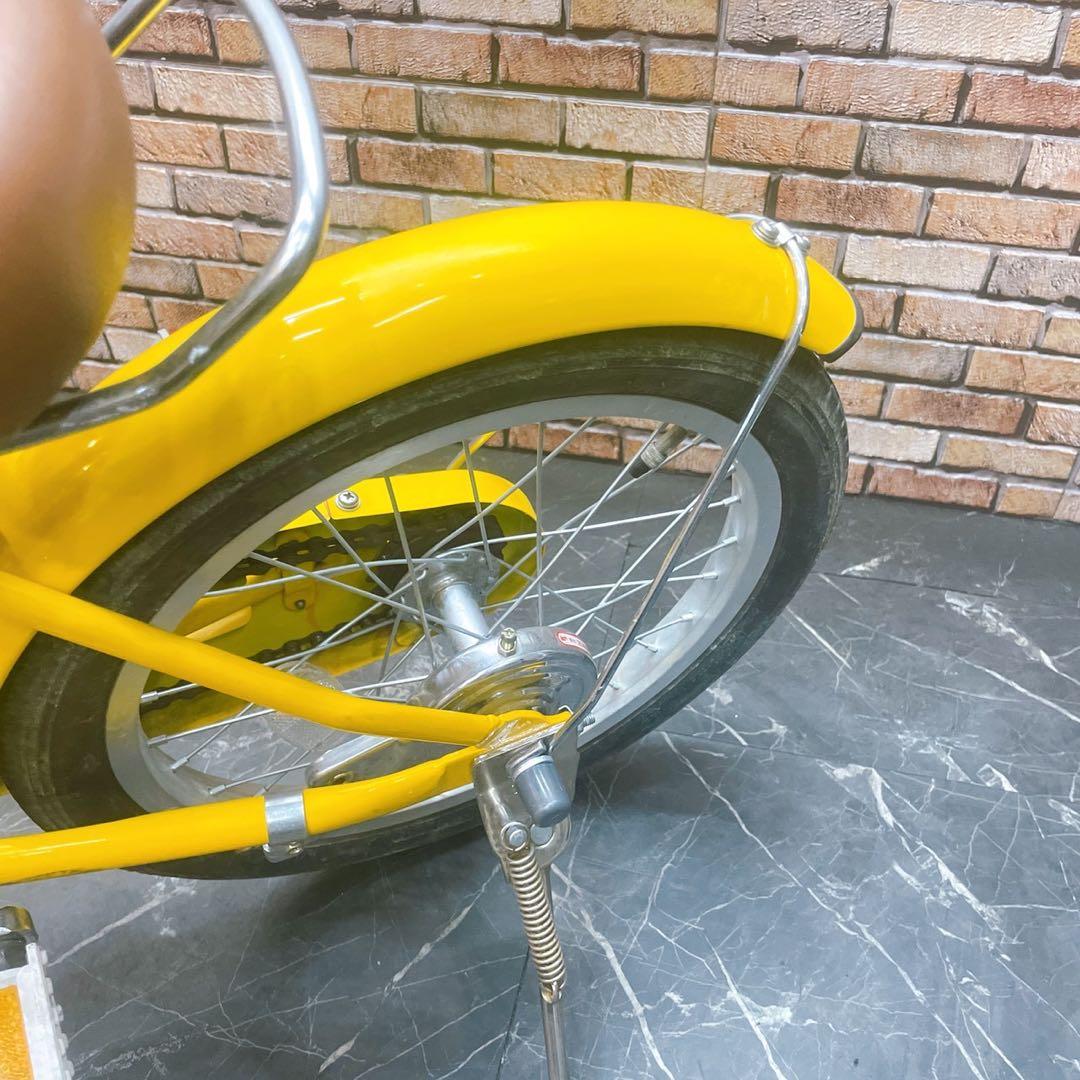 【37】子供用自転車 子供車 Parkside イエロー 16インチ シングル