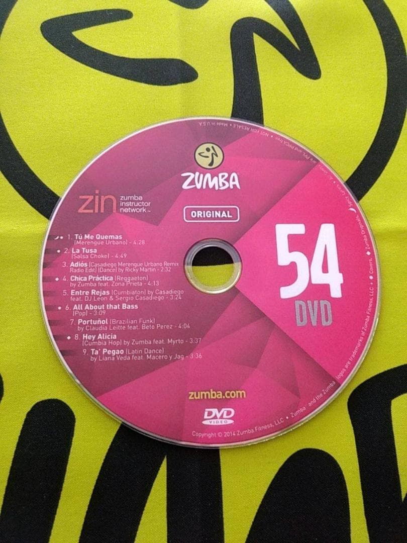 ZUMBA　ズンバ　 CD ＆ DVD 20枚セット　ZIN51 ～ ZIN60