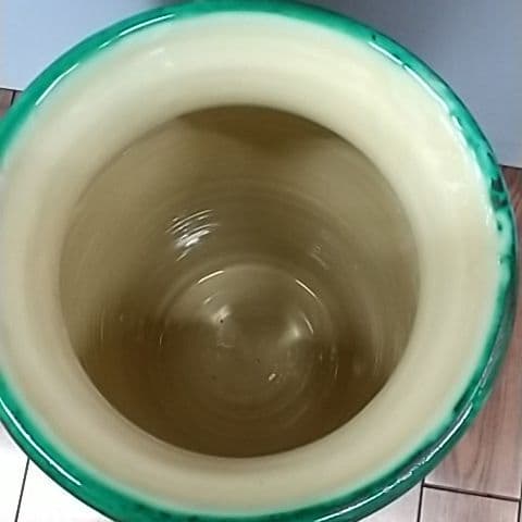 スペイン製の陶器壺・傘立てにも◎タラベラ