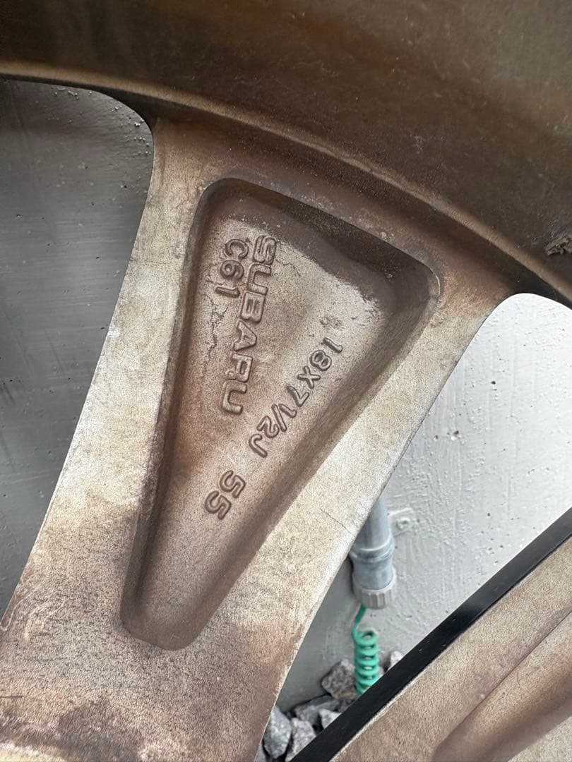 専用❗️スバルレガシィB4純正18インチアルミホイール☆流用可能品❗️