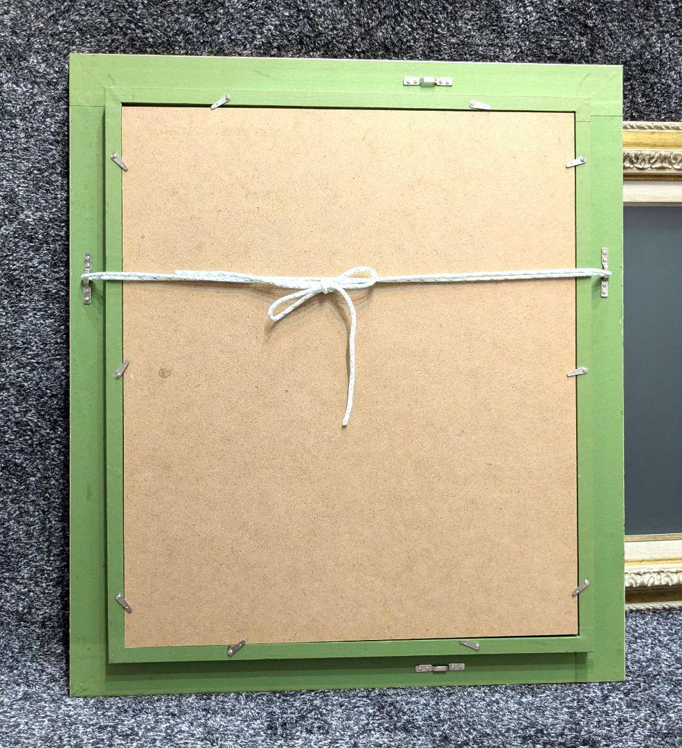 ライナー付き　アンティーク調　額縁　油絵　Ｆ8 　2面セット　2枚