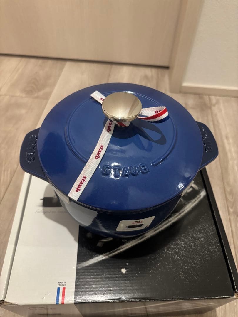 STAUB ラ•ココットde GOHAN ロイヤルブルー