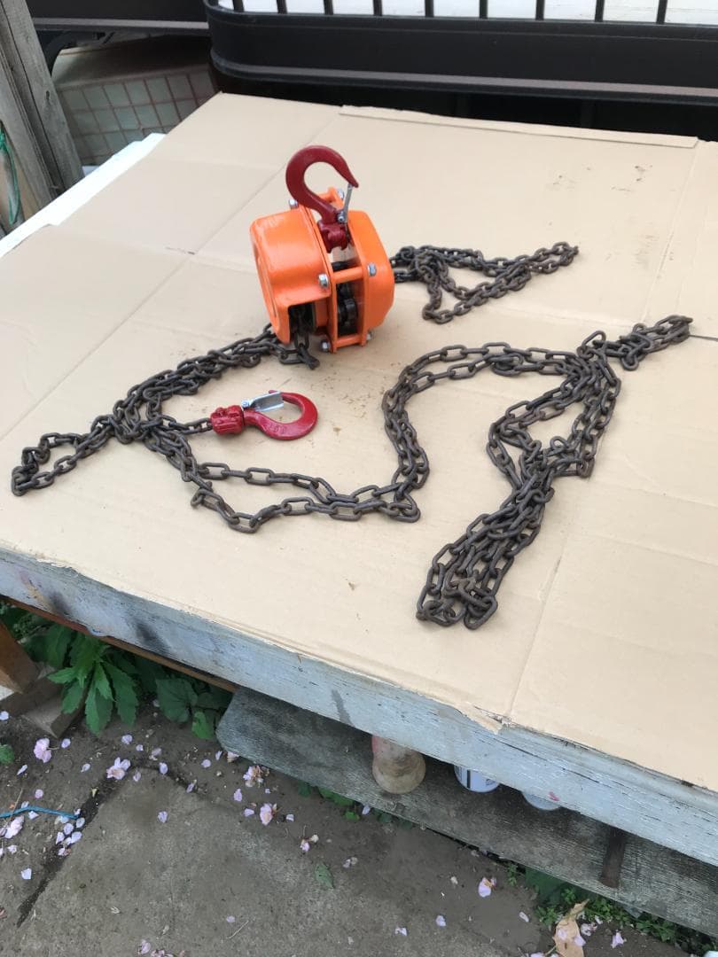 ♪おすすめ品　キトーチェーンブロック手動式　吊り上げ能力500kg