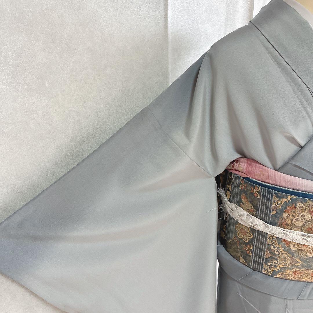 訪問着　フルセット　着物　正絹　四季草花　卒業式　入学式　金駒刺繍　G3