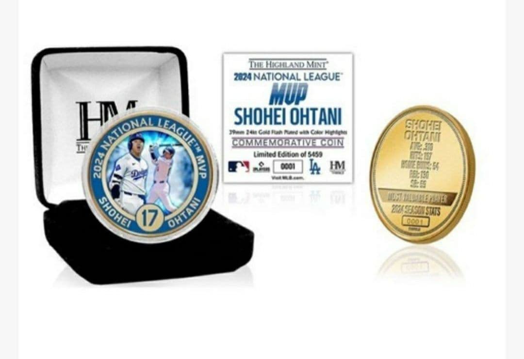 【最安値 良番】大谷翔平 2024 NL MVP 受賞記念ゴールド