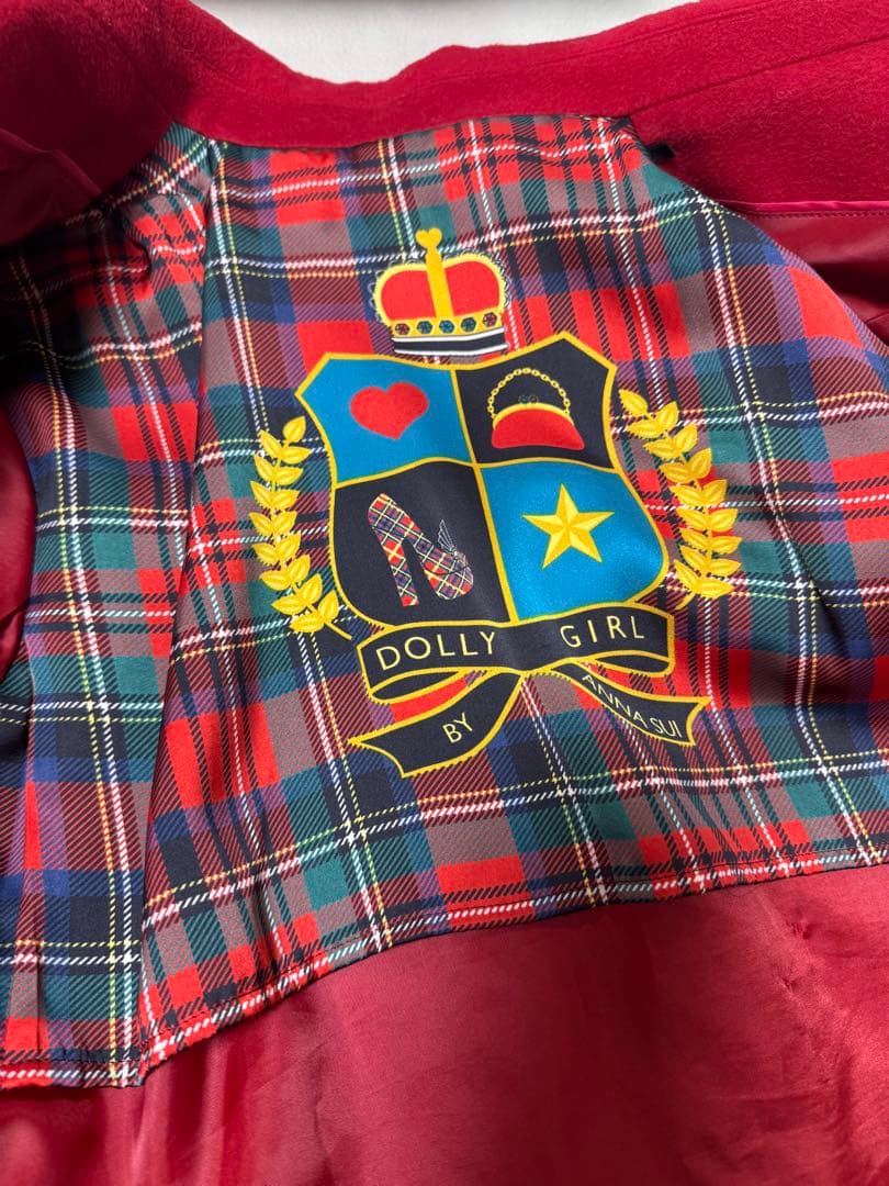 DOLLY GIRLドーリーガール　赤 Pコート　アナスイ　ドーリーガール