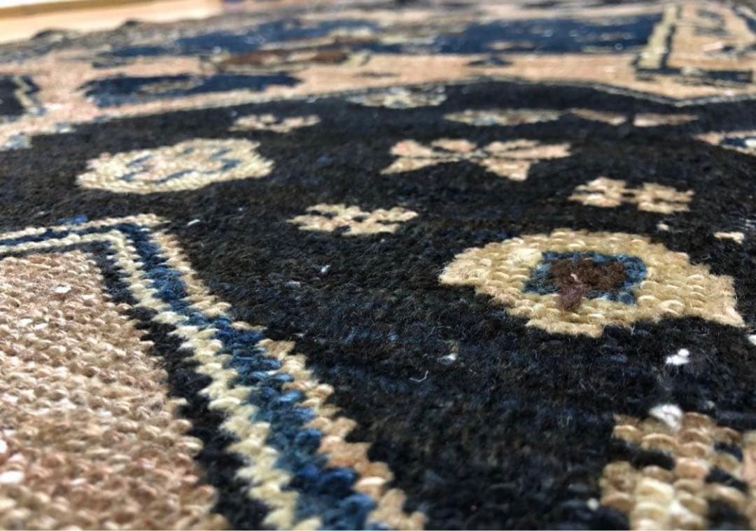 ペルシャ絨毯 ヴィンテージラグ 202×132cm 手織り オールドpersia