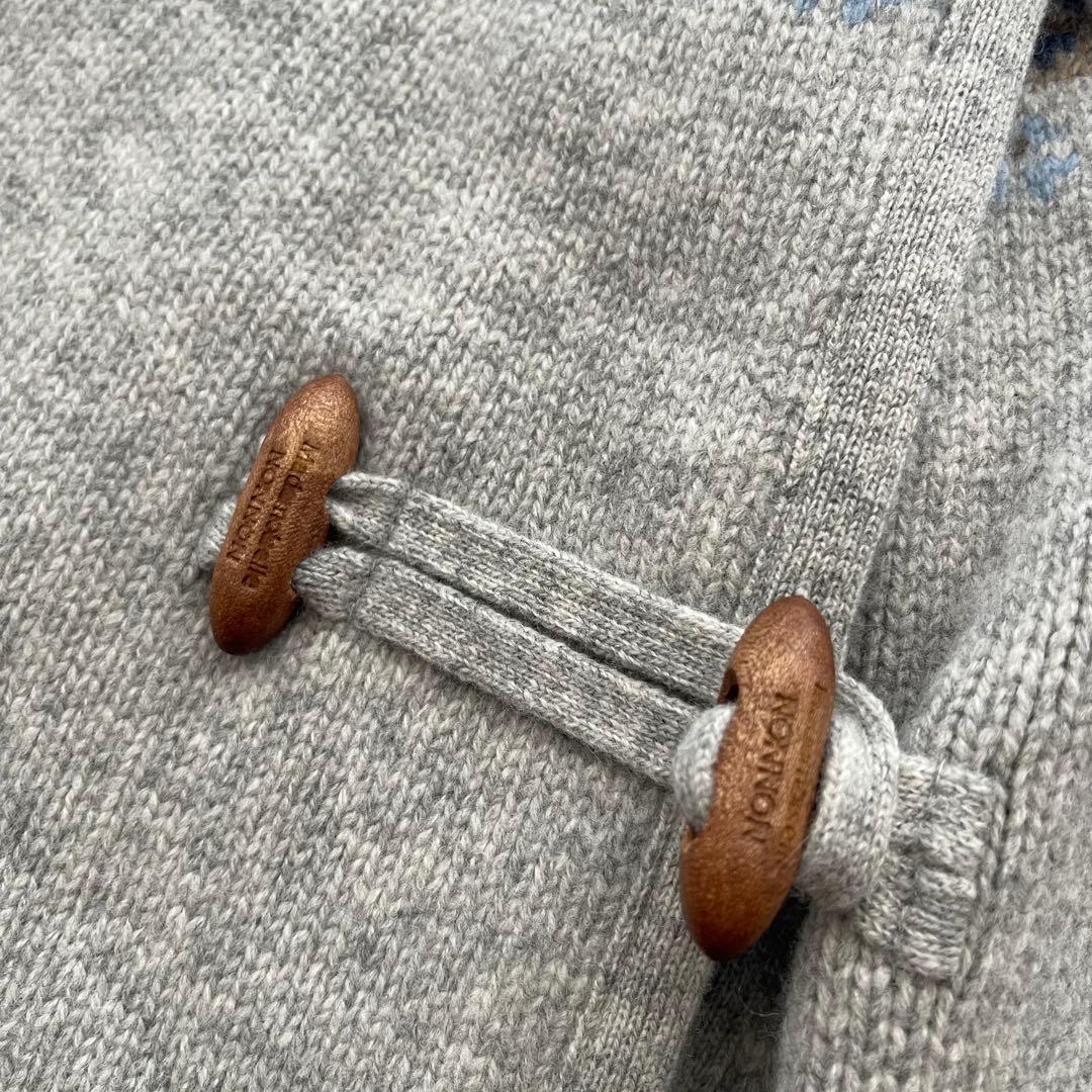 未使用 マドモアゼルノンノン 日本製 ニットコート ウール パパス