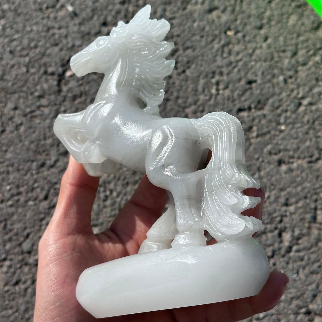天然石エンジェルライトの馬　ご購入前に在庫確認必要G.155