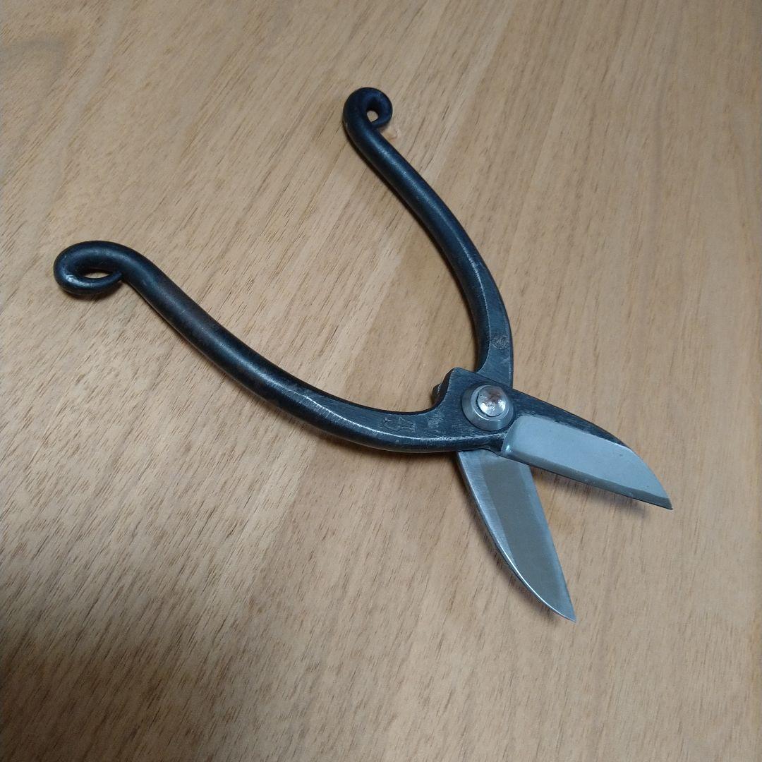 【新品お値下げ不可】高級花鋏　青紙　手打ち刃物工房おやま　熊本小山刃物　花切狭