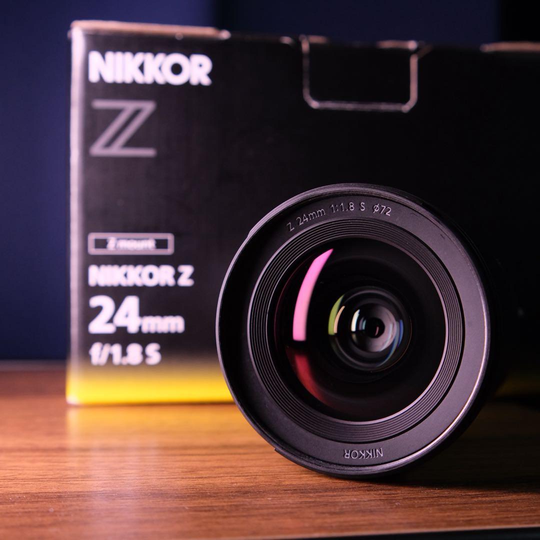 【美品】NIKKOR Z 24mm f/1.8 S ⭐︎レンズフィルター付き