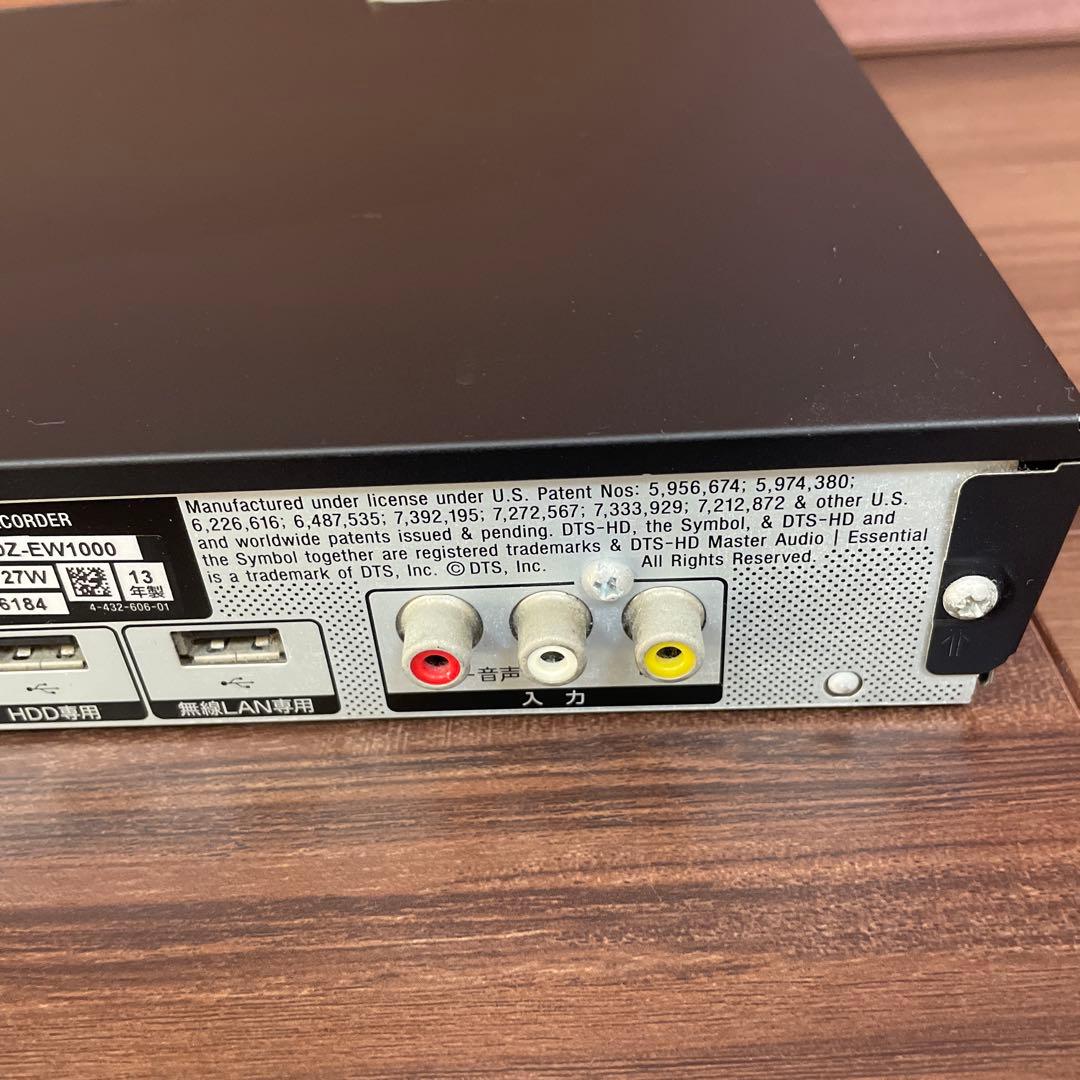 お値下げ中　SONY ブルーレイディスク/DVDレコーダー BDZ-EW1000