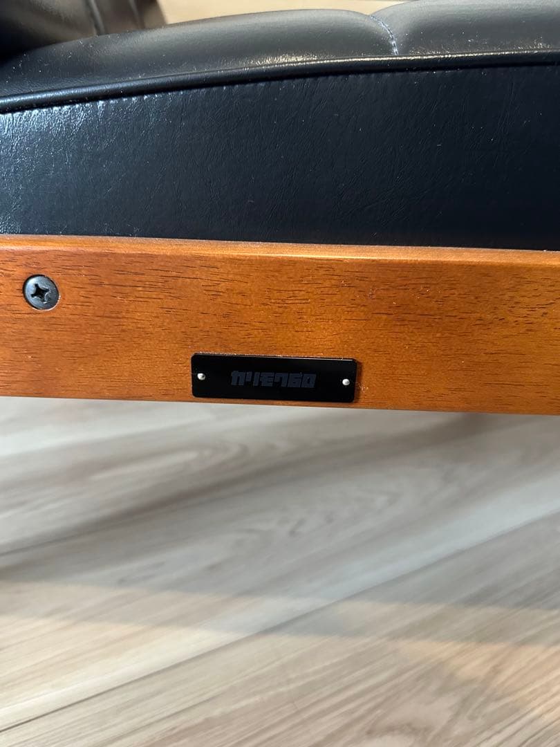 カリモク60 Kチェア　1シーター　スタンダードブラック