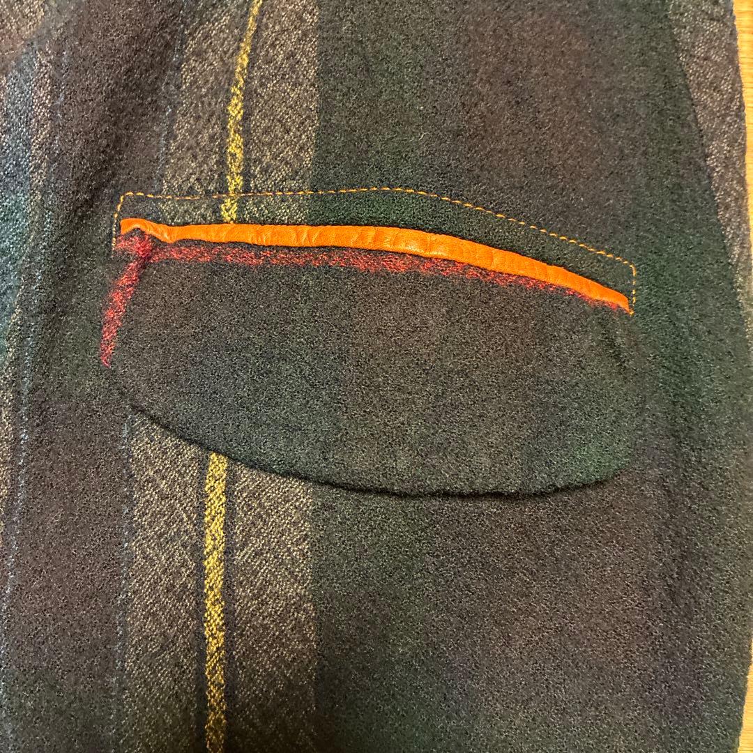 パラスパレス ウール チェックコート