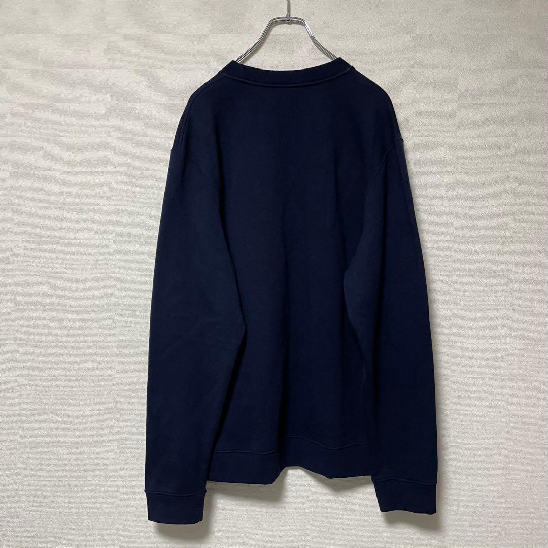 ラコステ マルチワニ ロゴワッペン トレーナー スウェット 裏起毛 ネイビー