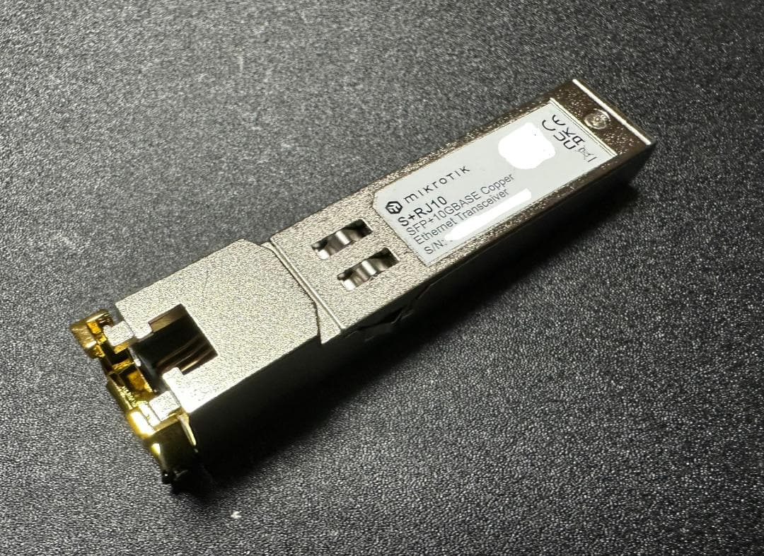新品 MikroTik S+RJ10 SFP+ 10G/2.5G Marvell