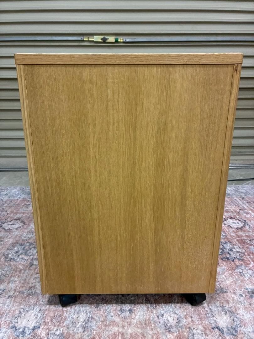 廃盤品 無印良品 オーク無垢材 デスク キャビネット セット