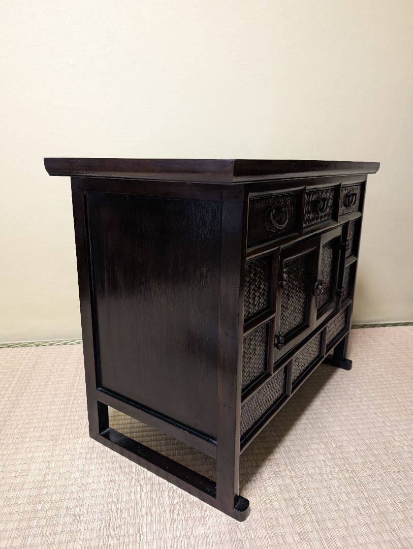 送料込み　アンティークキャビネット　家具 時代　箪笥 収納家具 箪笥 タンス