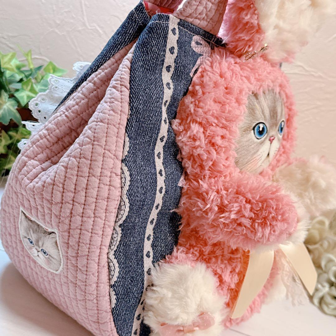 あ*き様 コヤンイサムチョン♡bigうさぎルミちゃんの形が変わるヌビトートバッグ