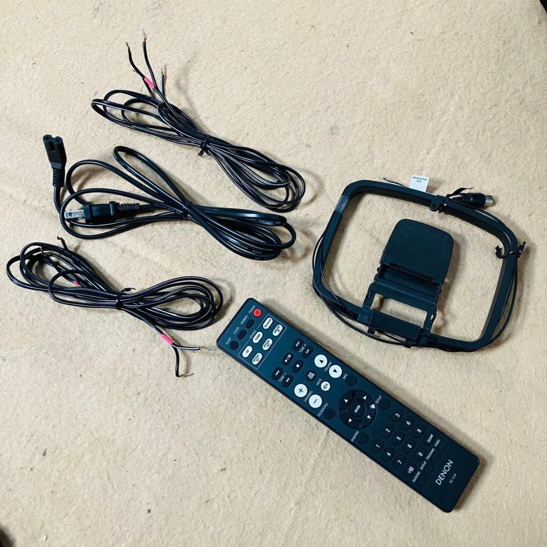 【美品】DENON CDレシーバー RCD-M41-K SC-M41 ブラック