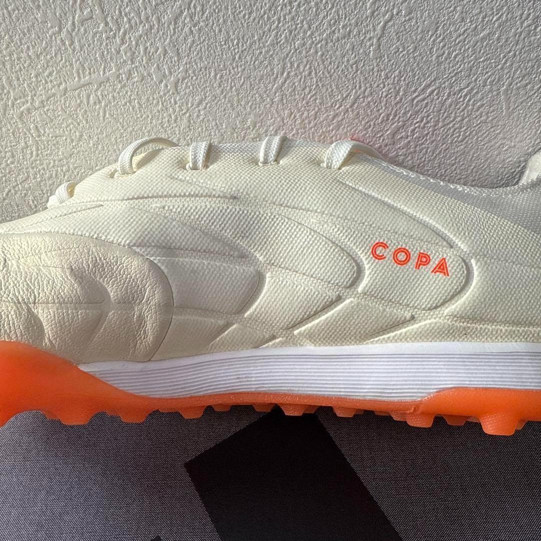adidasアディダス　コパピュア　サッカー　トレシュー　白オレンジ27cm新品