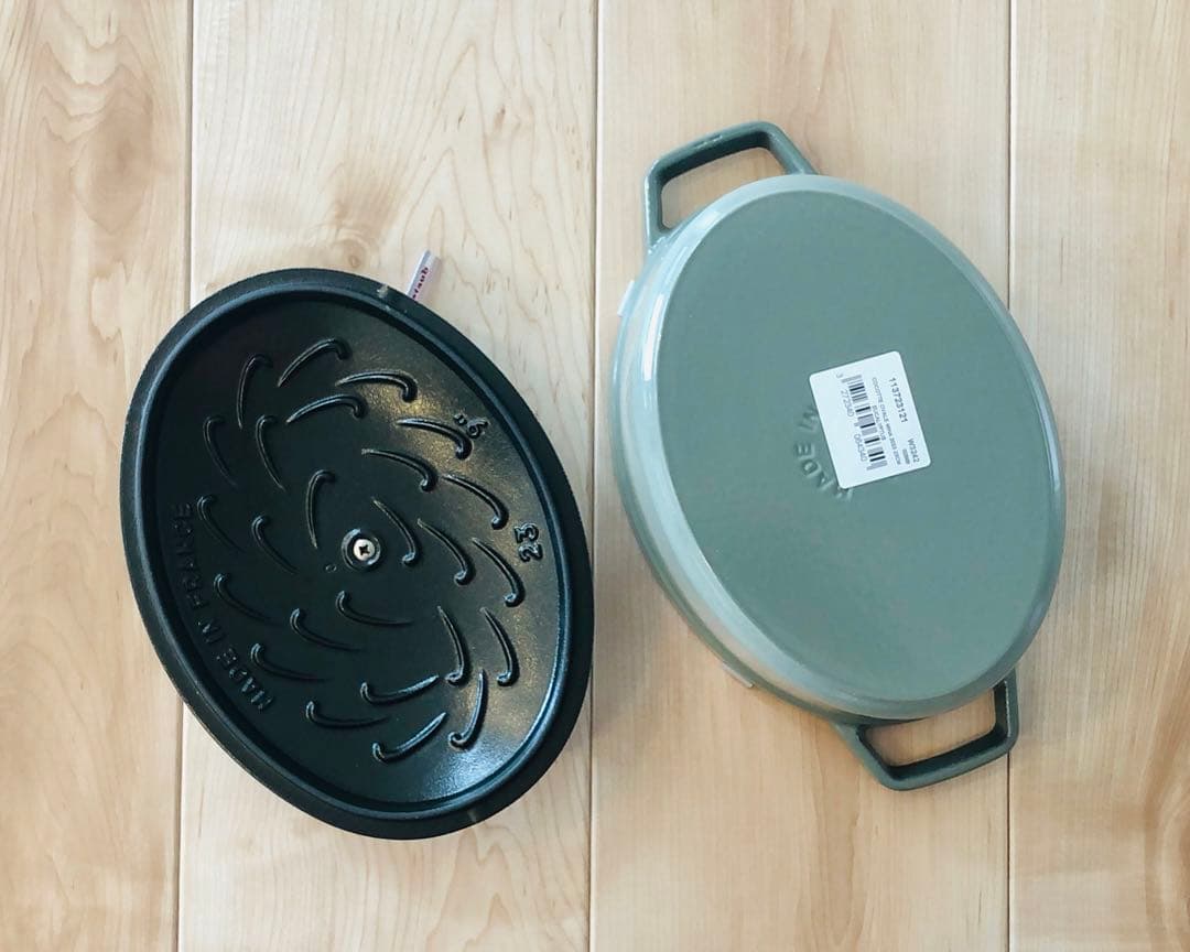 STAUB×minä perhonen ココット　オーシャン　オーバル 23cm