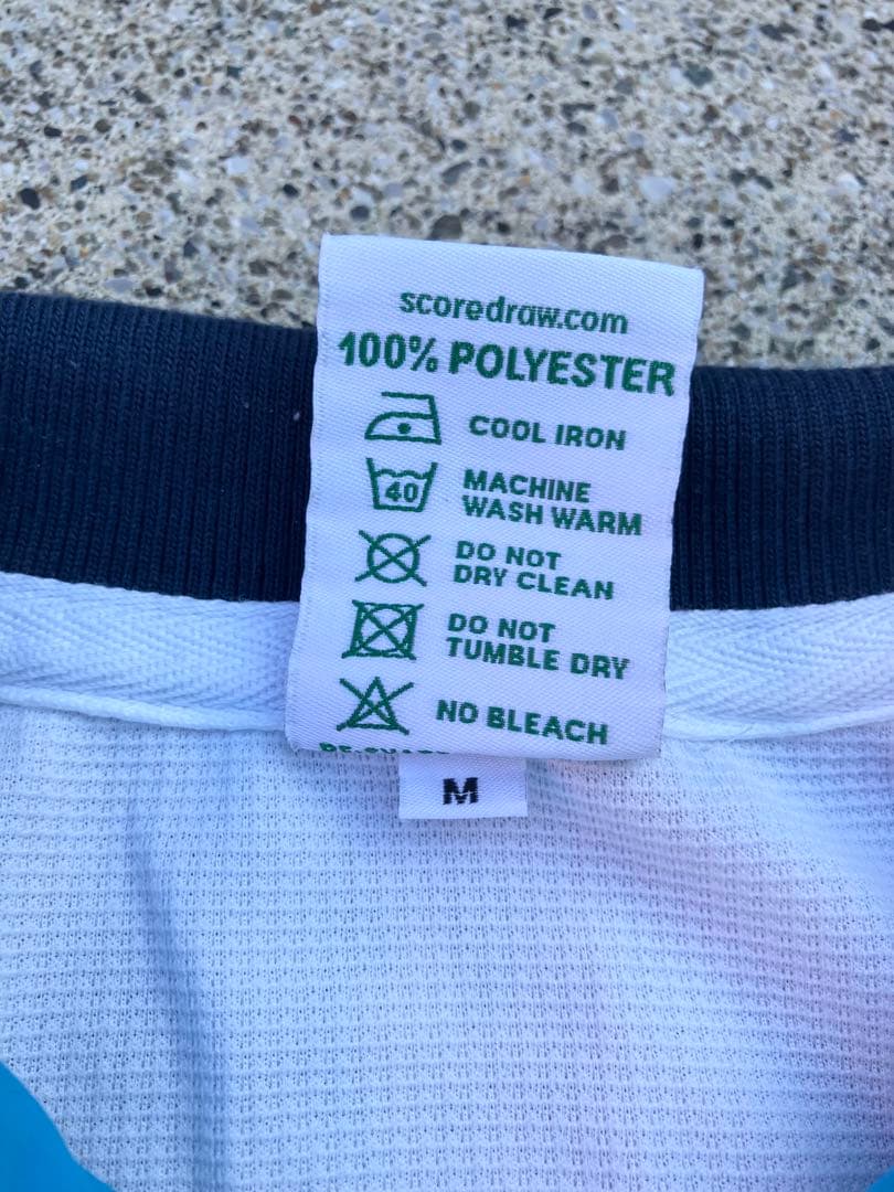 【スコアドロー】90s イングランド代表 ユニフォーム アウェー／半袖 M