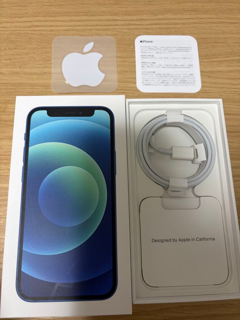 iPhone 12 mini 本体 ブルー SIMフリー　バッテリー87%