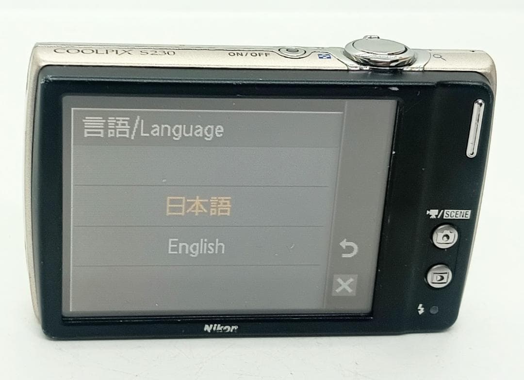 Nikon COOLPIX S230 デジタルカメラ Silver 充電器付き