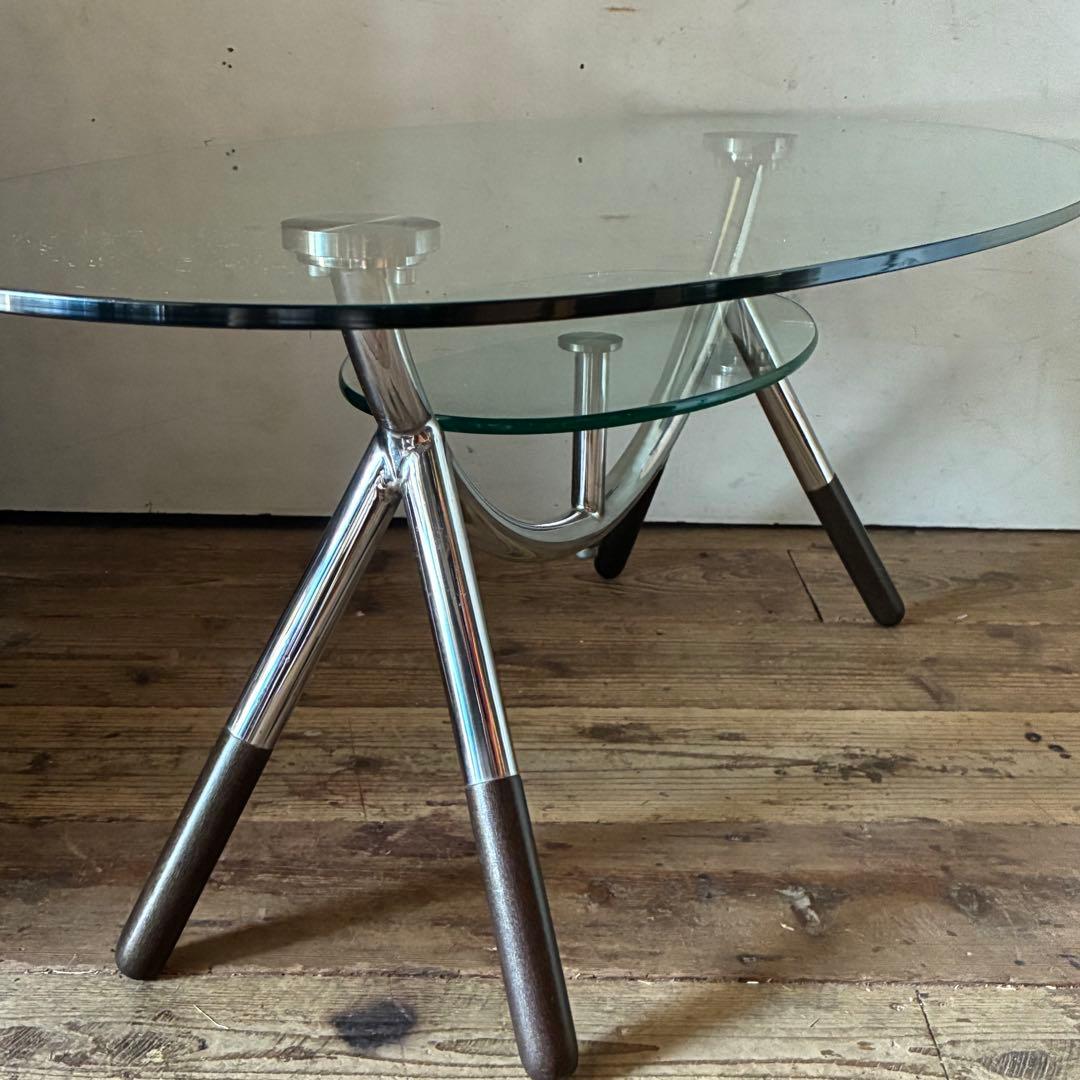 80’s 90’s ヴィンテージ ガラス センターテーブル