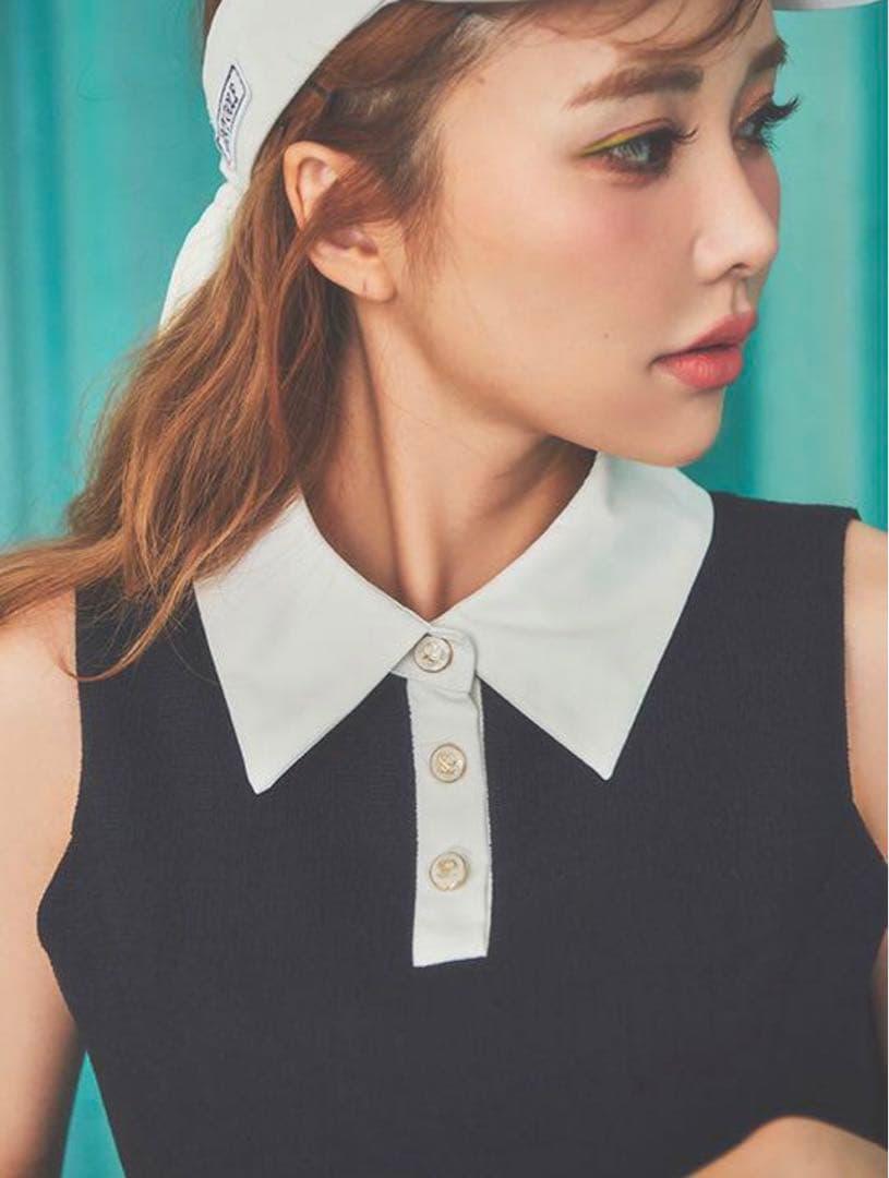 【格安】eimy golf setup ツイードペプラム　セットアップ【完売品】