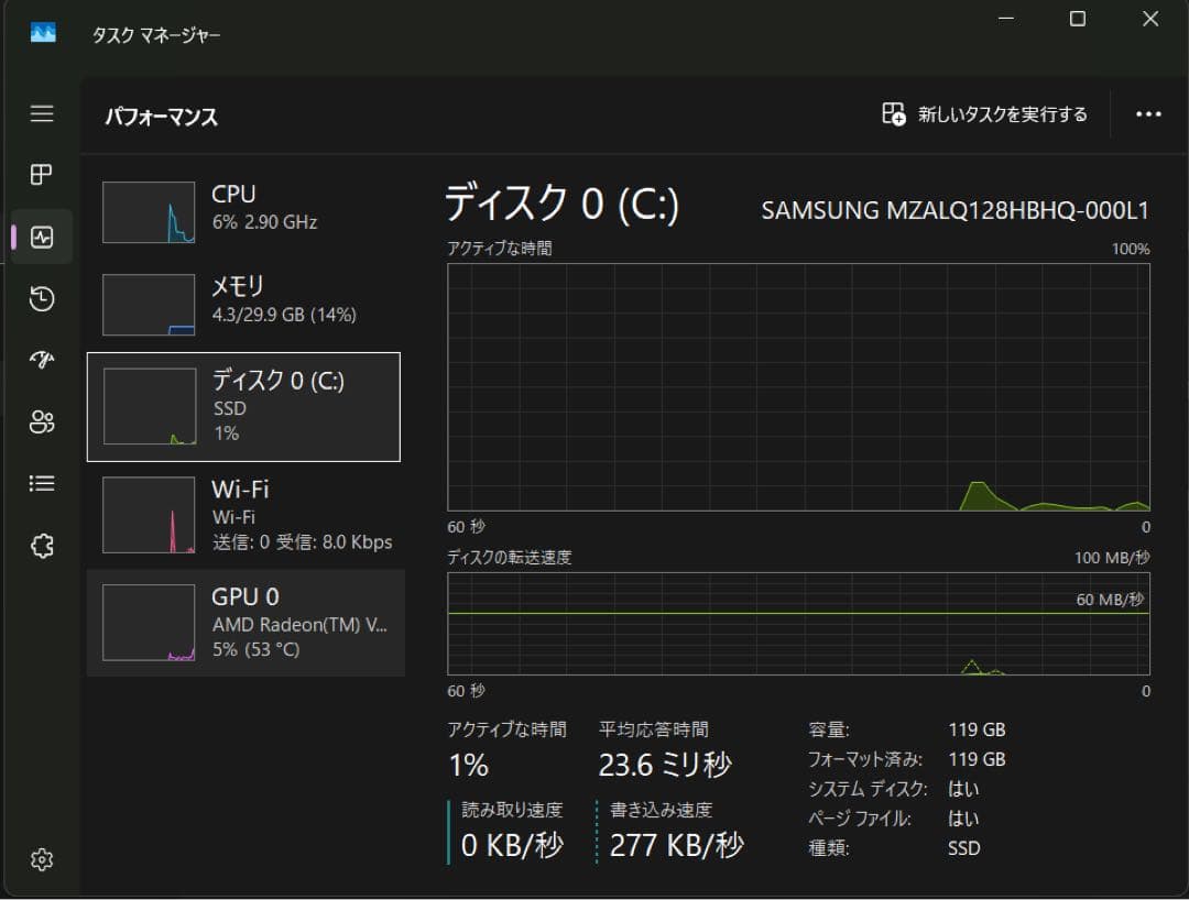 Windowsデスクトップ ThinkCentre M75q-1 Tiny
