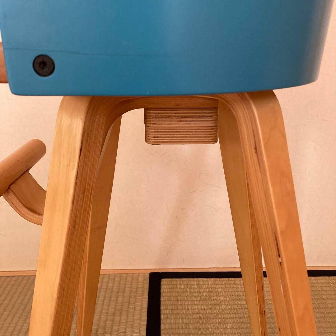 CAROTA chair カロタチェア ベビーチェア ハイチェア　ブルー　青