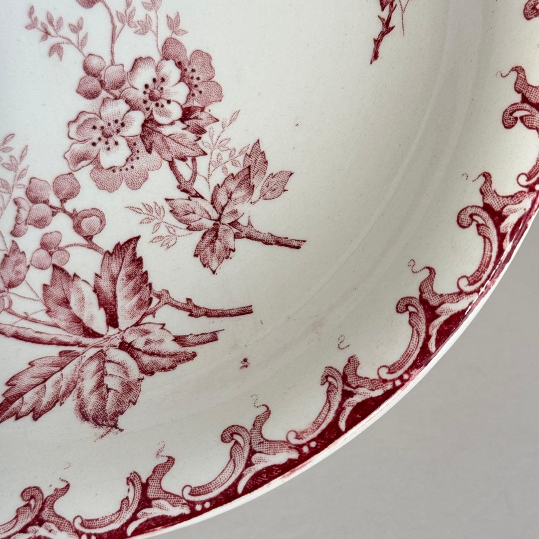 美品　フランスアンティーク　サンタマン　オーべピーヌ　コンポティエ