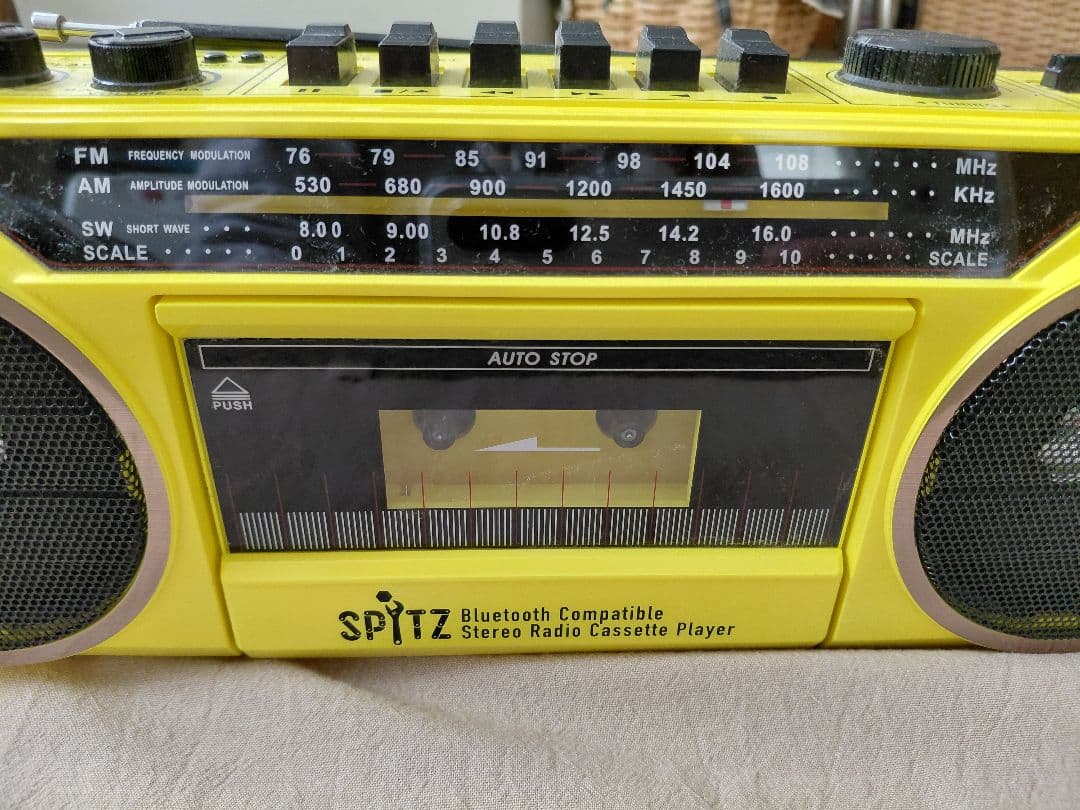 スピッツひみつスタジオBluetooth対応ラジカセ&アルバムカセットテープ