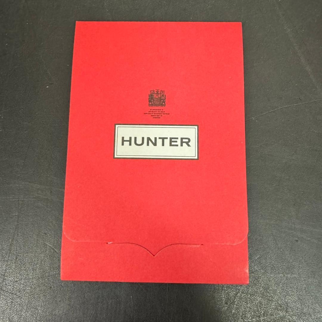 ☆未使用　HUNTER　レインブーツ　ショート バック アジャスタブル　UK6